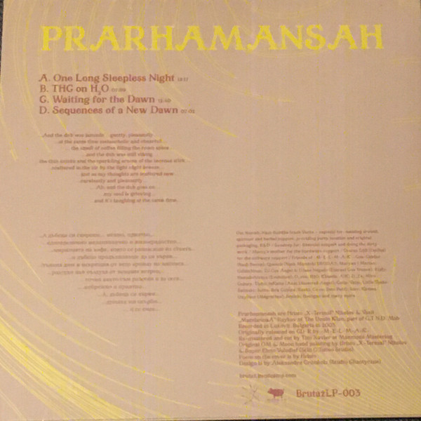 Prarhamansah - Prarhamansah | Brutaż (BRUTAŻLP-003) - 2 Prarhamansah - Prarhamansah | Brutaż (BRUTAŻLP-003) - 2
