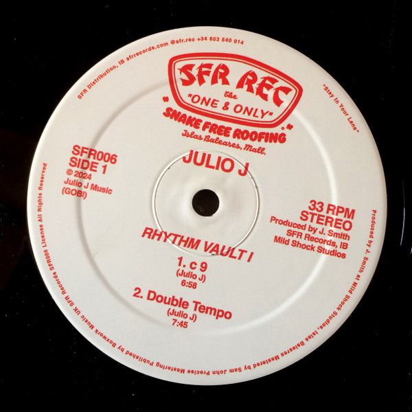 Julio J - Rhythm Vault I | Snake Free Roofing (SFR006) - 2