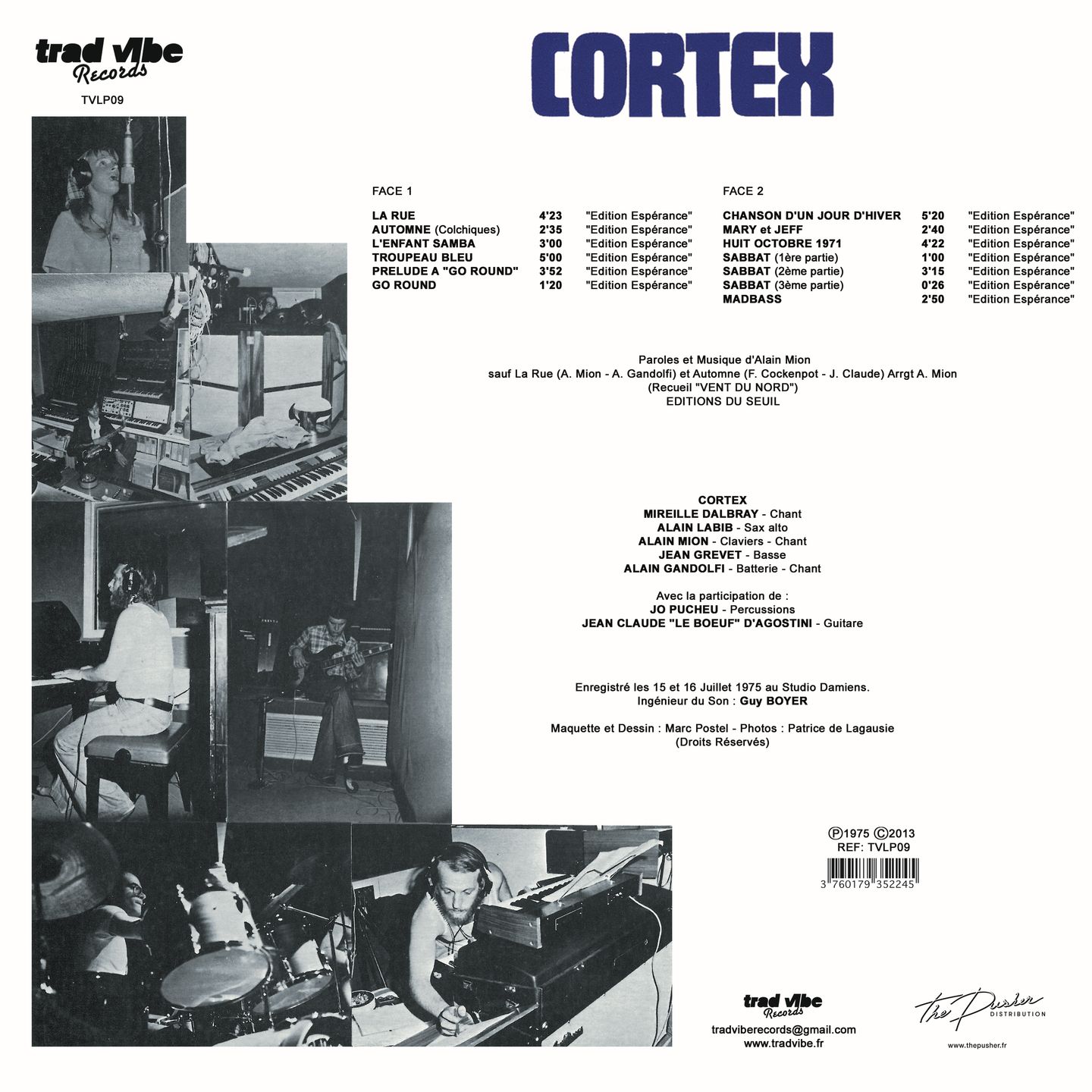 Cortex - Troupeau Bleu (50th anniversary edition) | Trad Vibe (TVLP09R50) - 2 Cortex - Troupeau Bleu (50th anniversary edition) | Trad Vibe (TVLP09R50) - 2
