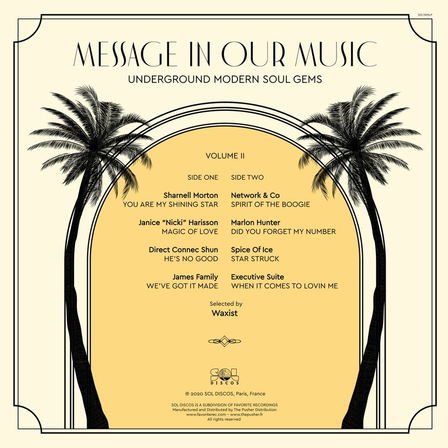 Various Artists - Message In Our Music Volume II | SOL Discos (SOL1005LP) - 2