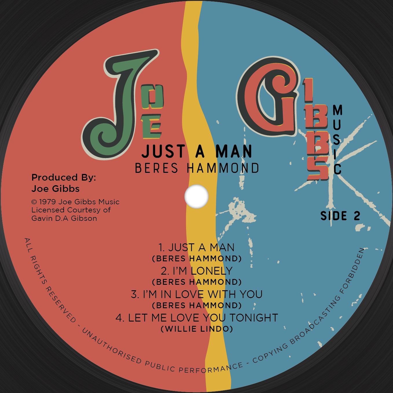Beres Hammond - Just A Man | Jamwax (JAMWAXLP11) - 4 Beres Hammond - Just A Man | Jamwax (JAMWAXLP11) - 4