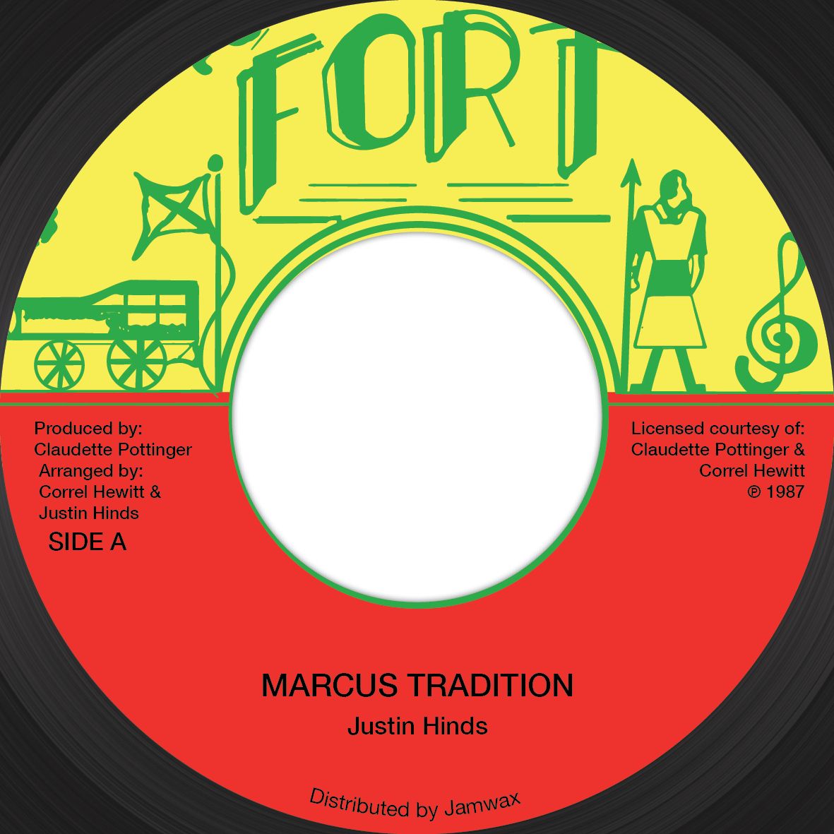 Justin Hinds - Marcus Tradition | Jamwax (JAMWAX35) - main Justin Hinds - Marcus Tradition | Jamwax (JAMWAX35) - main