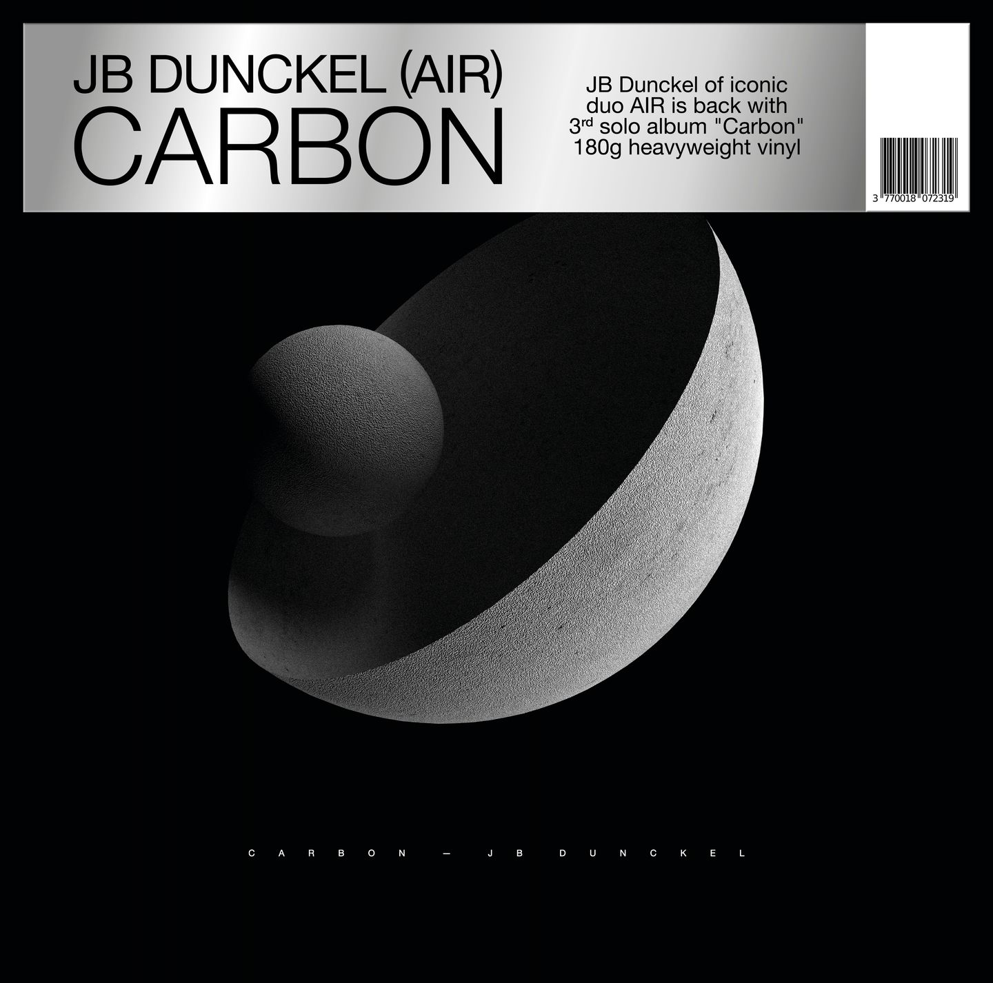 JB Dunckel - Carbon | Prototyp Recording (PROTOTYP015LP) - main JB Dunckel - Carbon | Prototyp Recording (PROTOTYP015LP) - main
