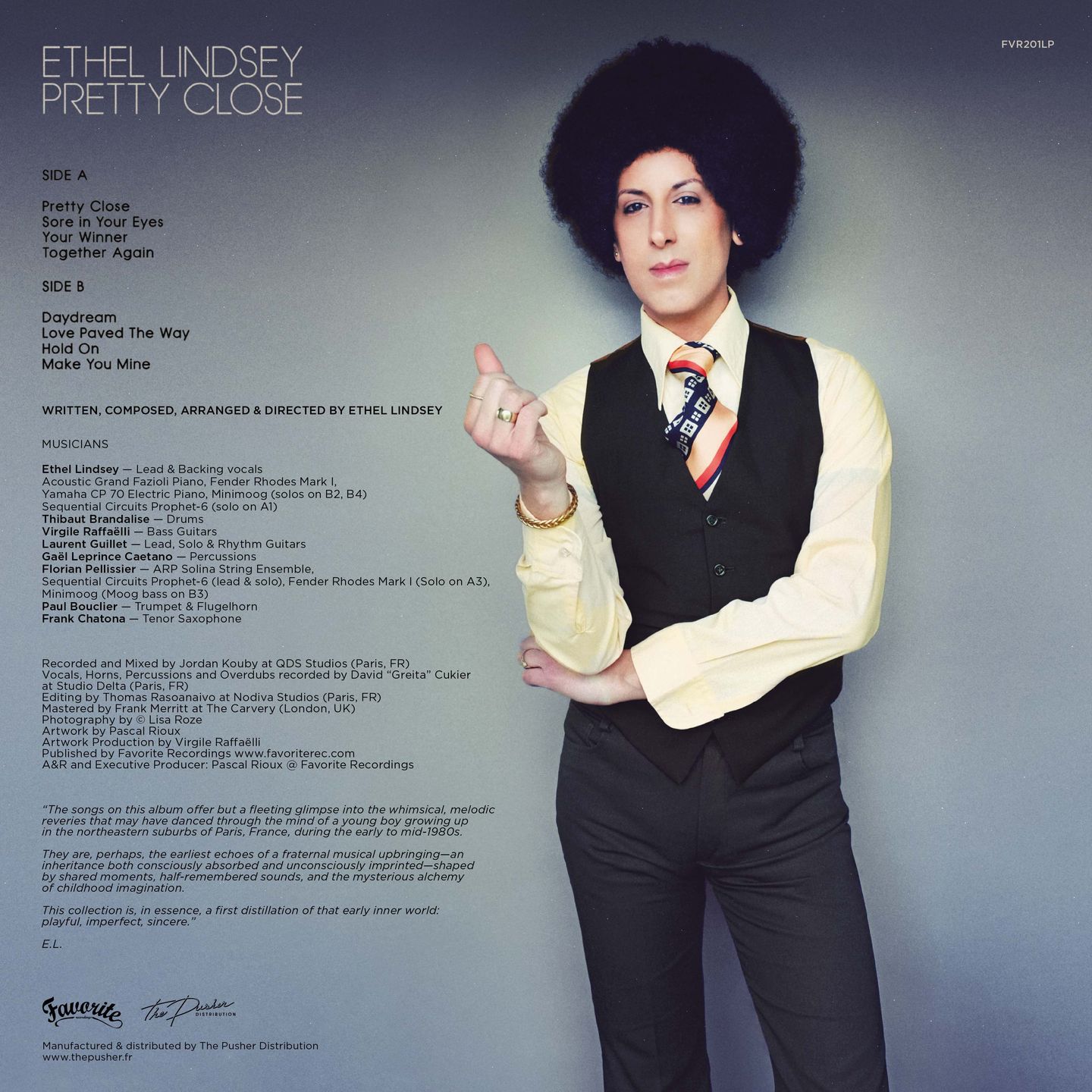 Ethel Lindsey - Pretty Close | Favorite Recordings (FVR201CD) - 2 Ethel Lindsey - Pretty Close | Favorite Recordings (FVR201CD) - 2
