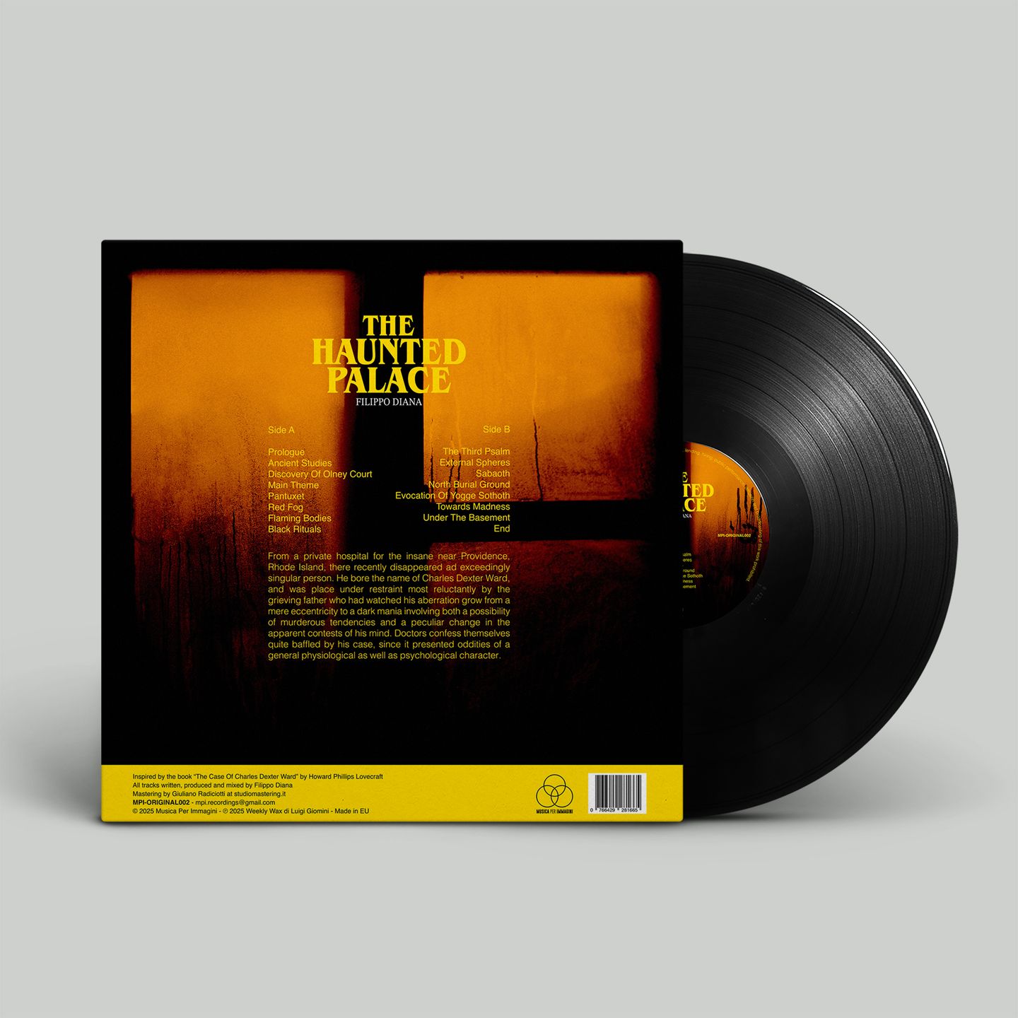 Filippo Diana - The Haunted Palace | Musica Per Immagini (MPI-ORIGINAL002) - 4 Filippo Diana - The Haunted Palace | Musica Per Immagini (MPI-ORIGINAL002) - 4