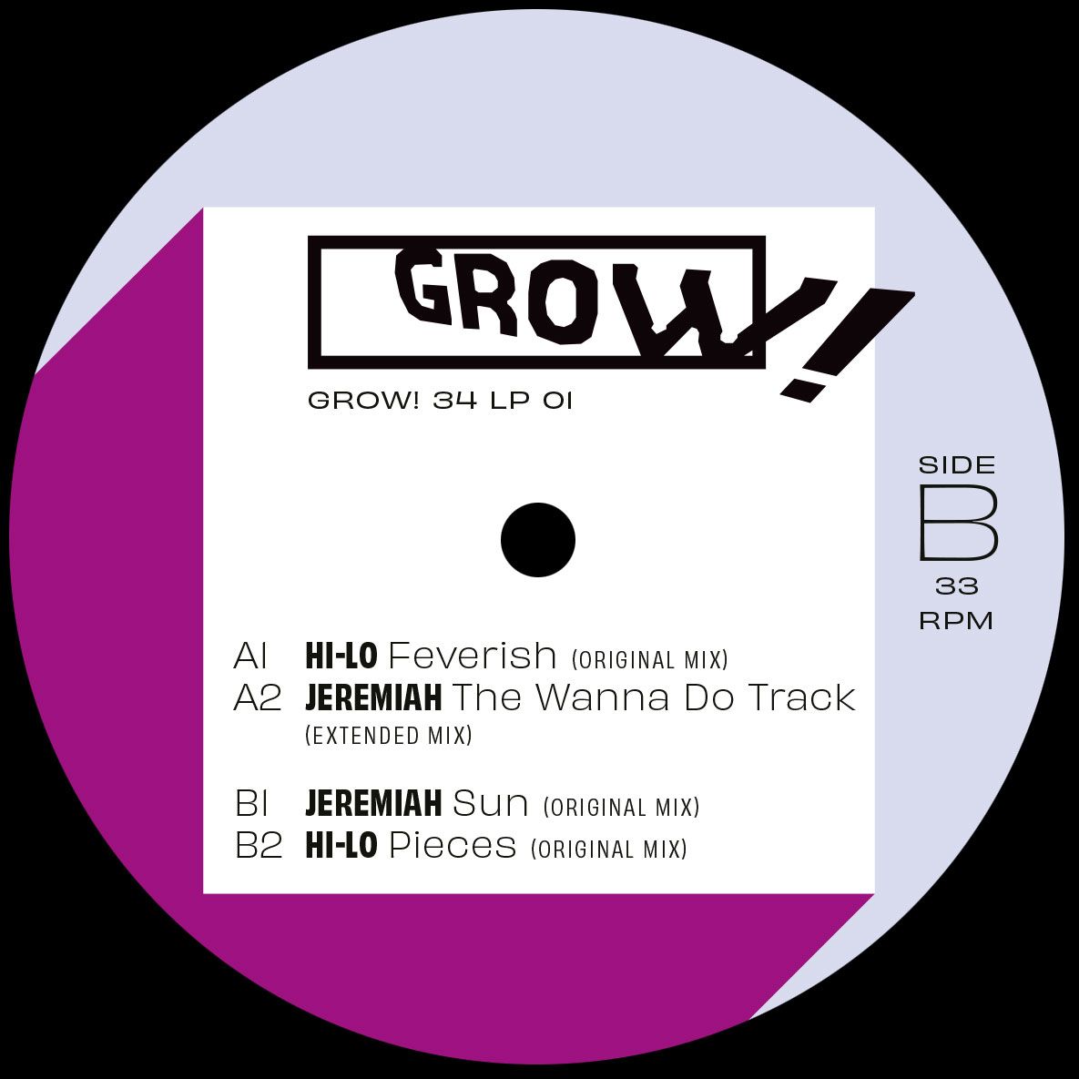 Various - Grow! For It | Grow! (GROW!34LP01) - 4 Various - Grow! For It | Grow! (GROW!34LP01) - 4