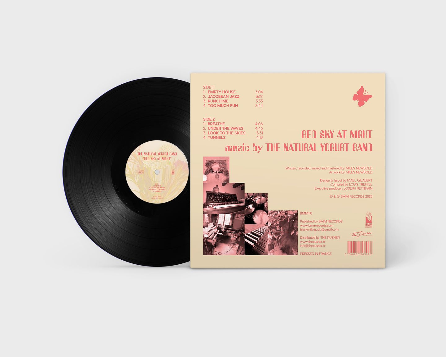 The Natural Yogurt Band - Red Sky At Night | BMM Records (BMM110) - 3