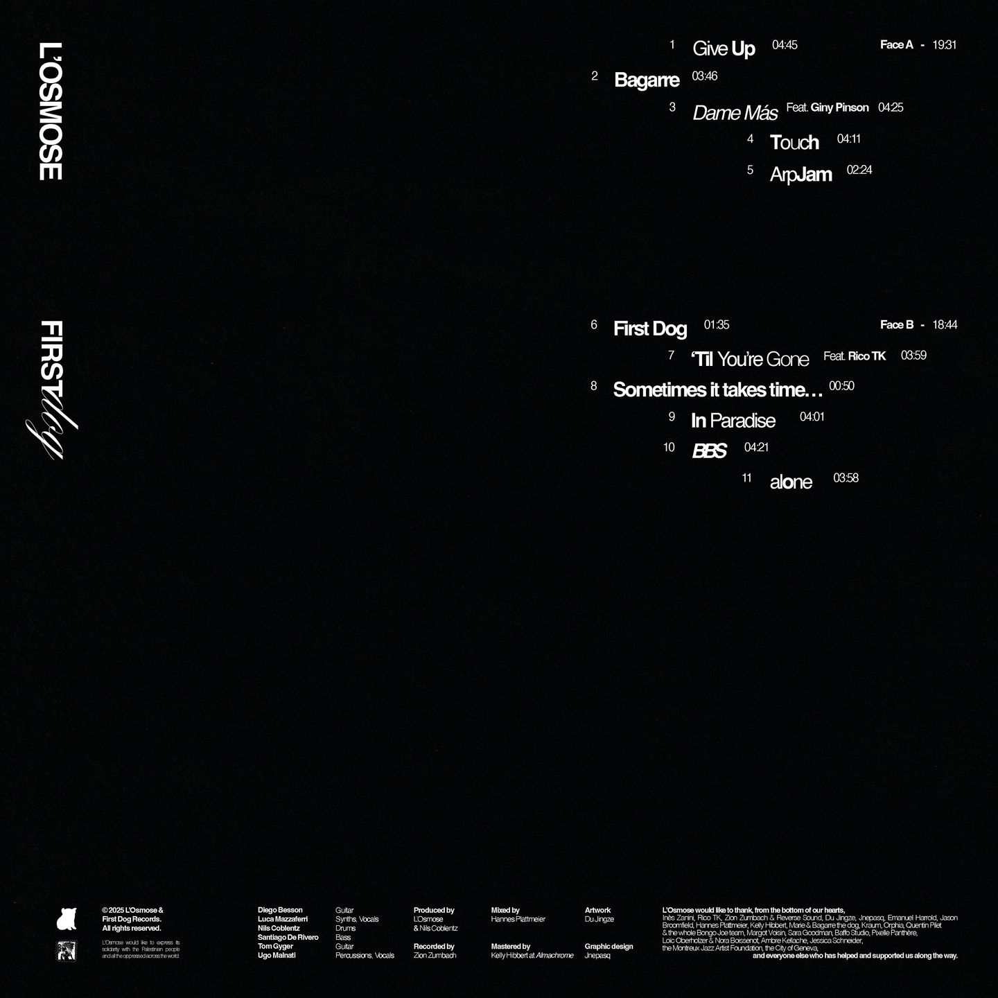 L'Osmose - First Dog | First Dog Records (FDR0001) - 2 L'Osmose - First Dog | First Dog Records (FDR0001) - 2