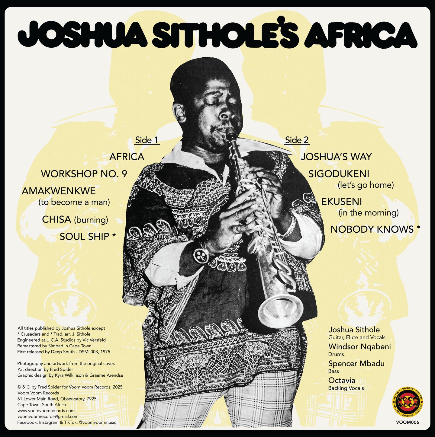 Joshua Sithole - Joshua Sithole's Africa | Voom Voom Records (VOOM006) - 2
