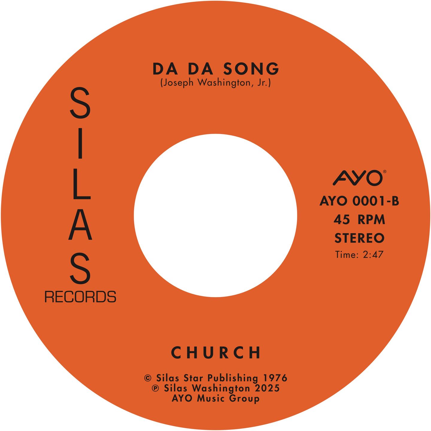 Church - How Long / Da Da Song | AYO Music Group (AYO0001) - 2 Church - How Long / Da Da Song | AYO Music Group (AYO0001) - 2