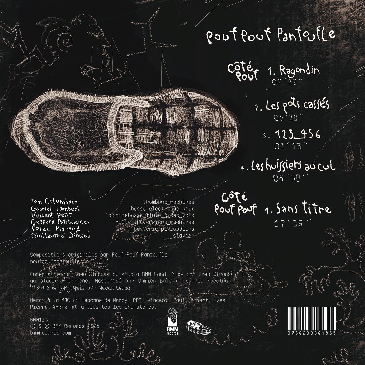 Pouf Pouf Pantoufle - Pouf Pouf Pantoufle | BMM Records (BMM113) - 2