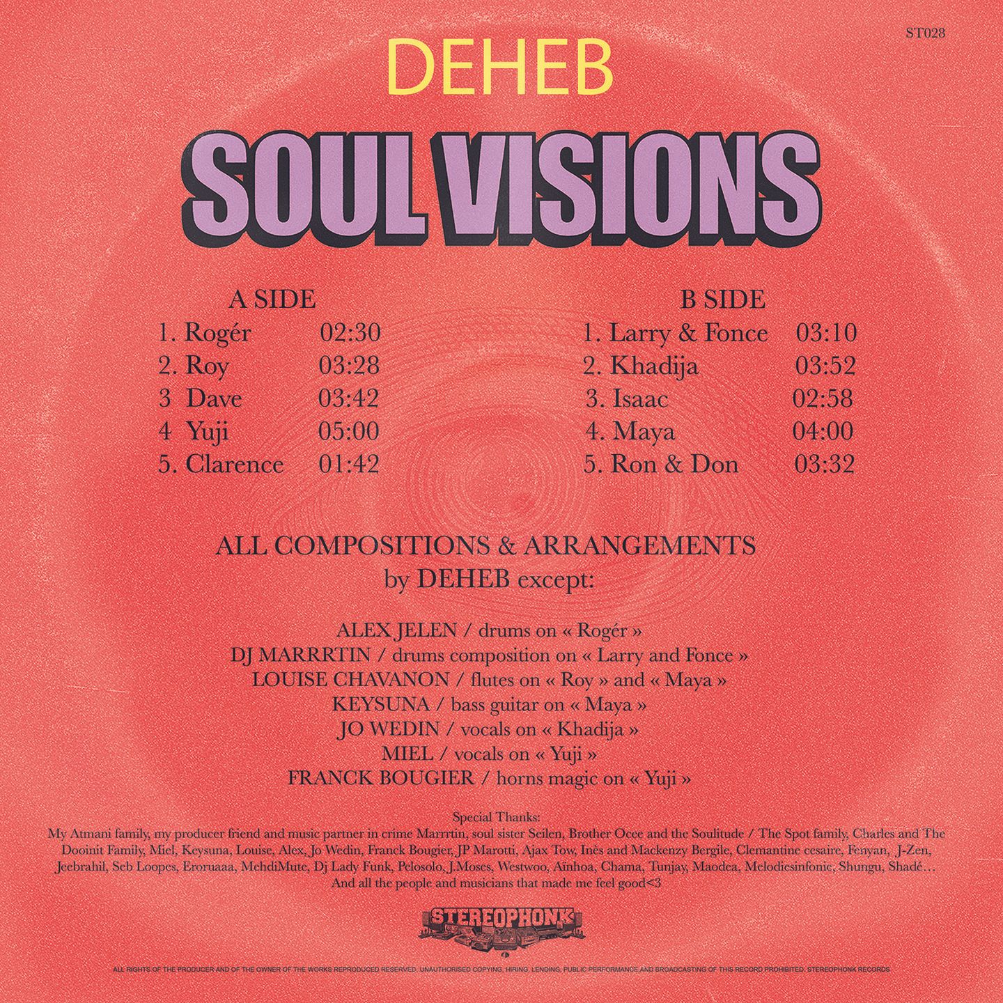 Deheb - Soul Visions | Stereophonk (ST028) - 2 Deheb - Soul Visions | Stereophonk (ST028) - 2