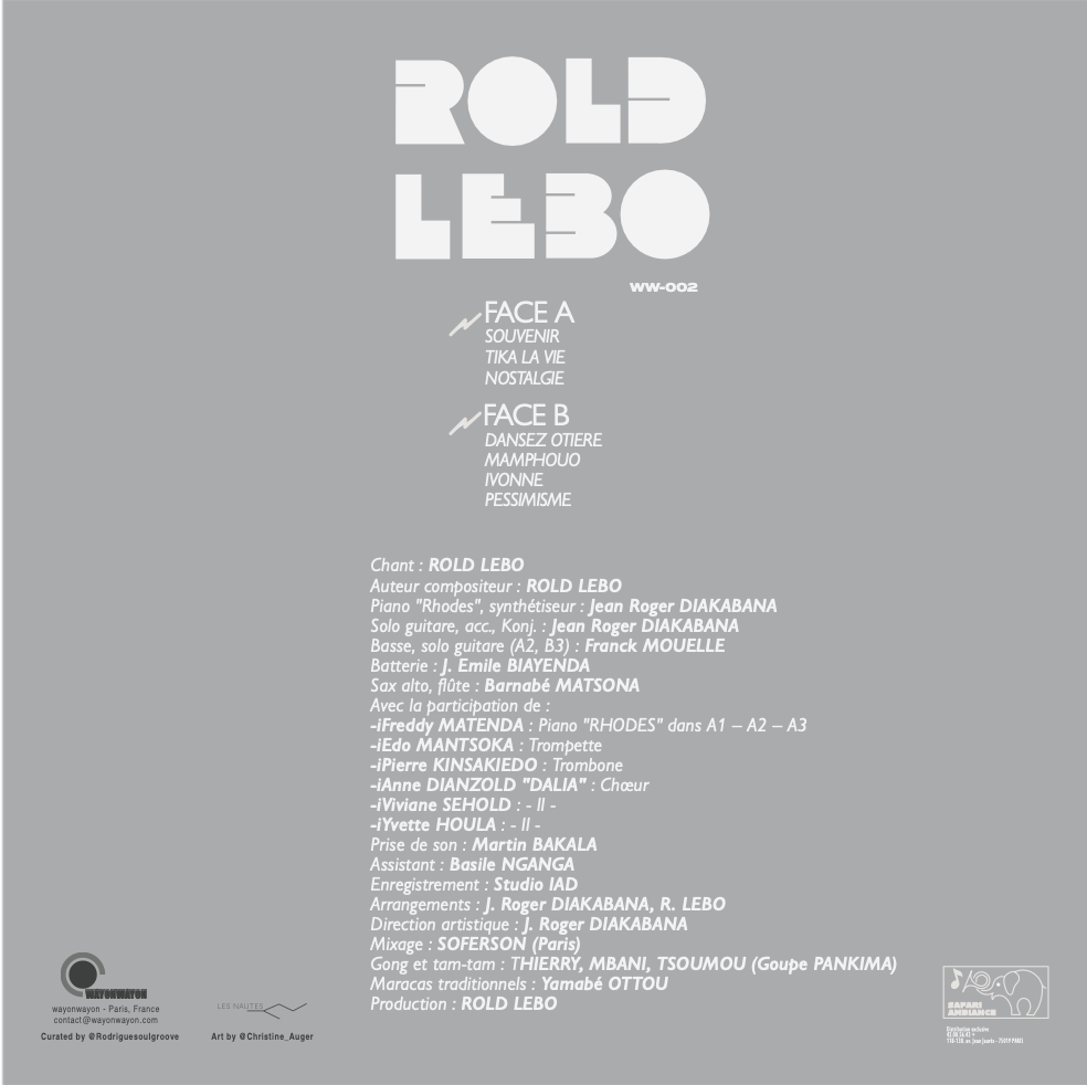 Rold Lebo - Dansez Osier (Otierakwo Danse) | Wayonwayon (WW-002) - 2