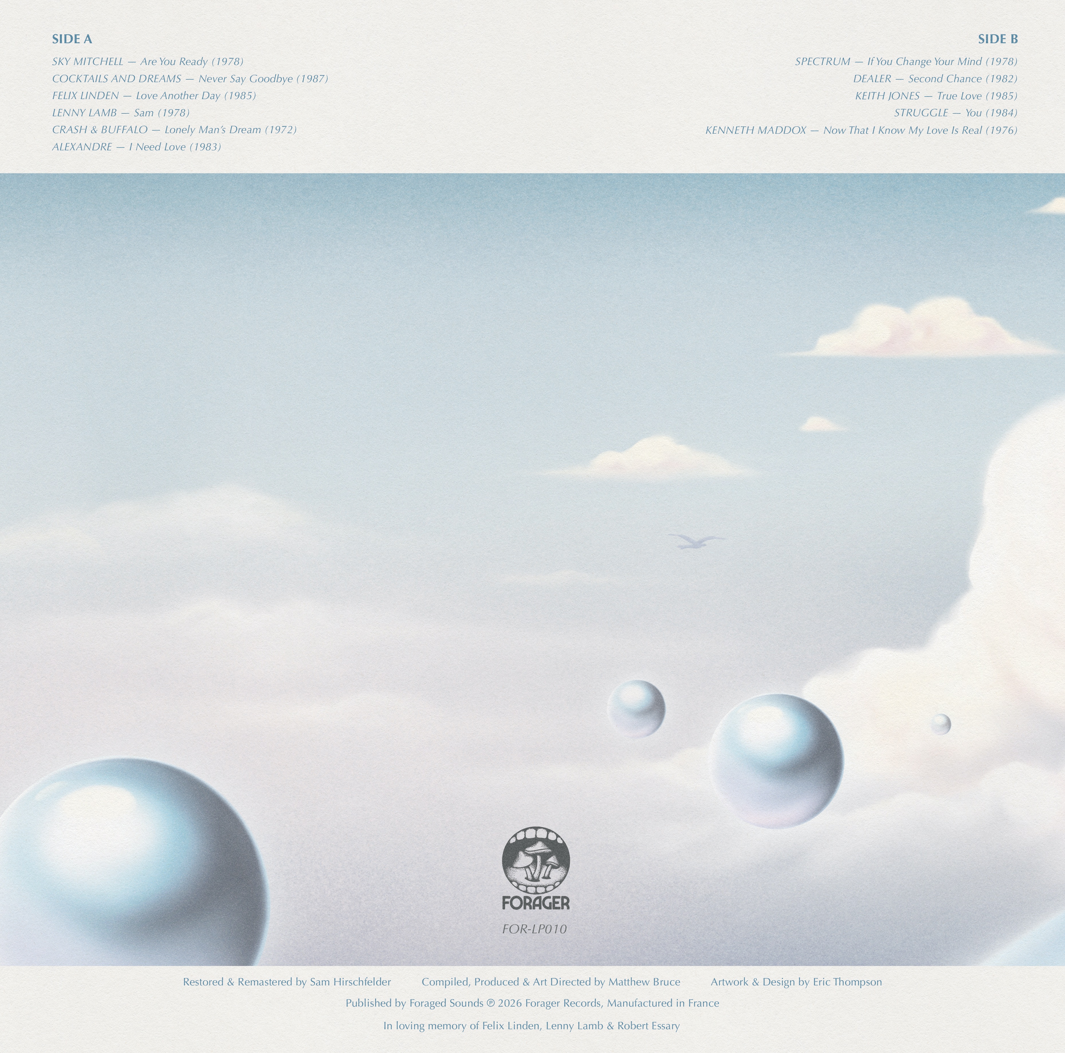 Various Artists - Lonely Man's Dream | Forager Records (FORLP010) - 2