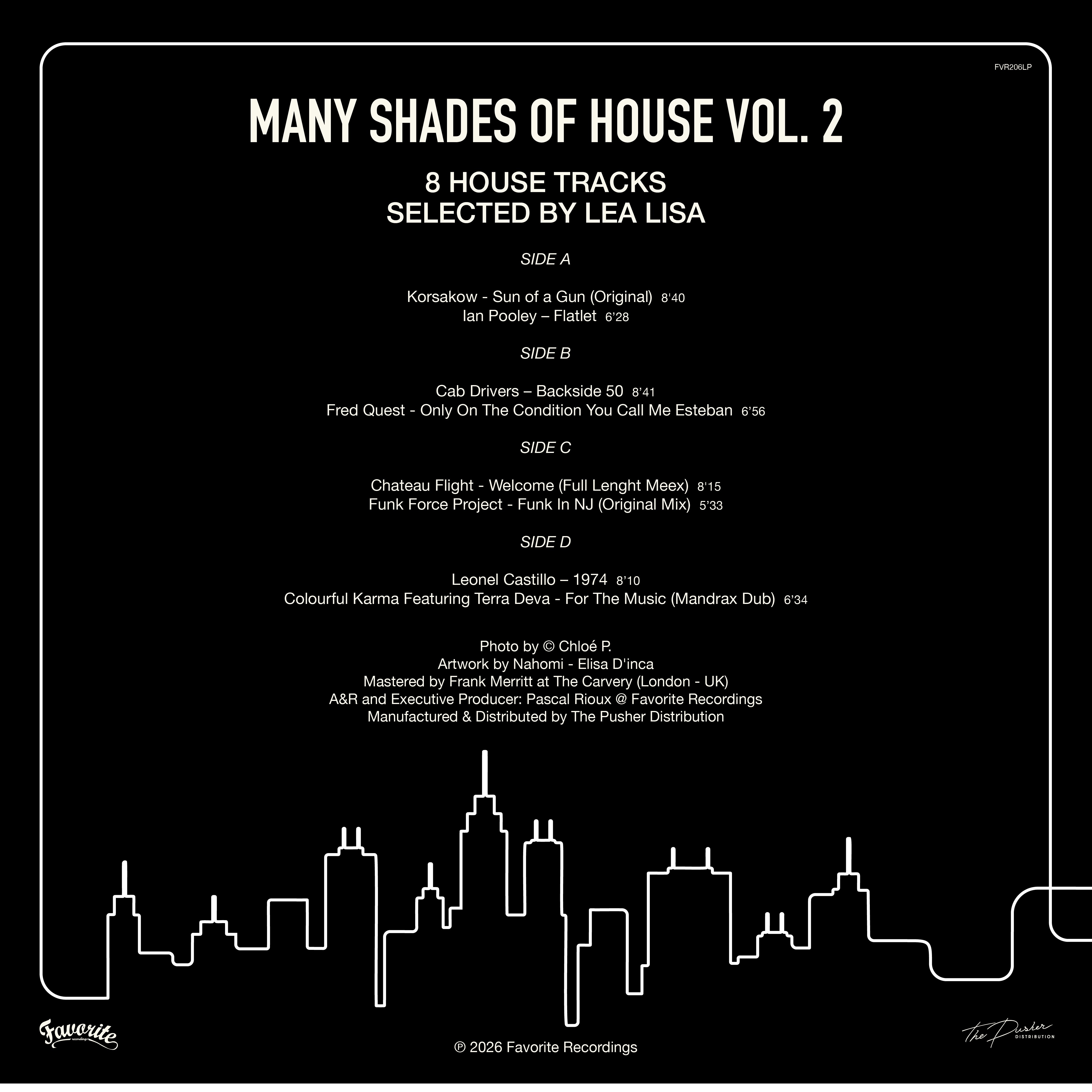 Various Artists - Many Shades Of House (Selected By Lea Lisa) Vol.2 | Favorite Recordings (FVR206) - 2