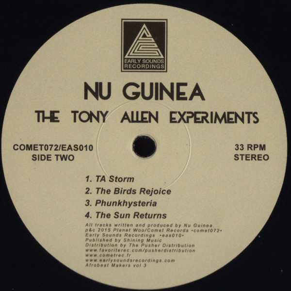 Nu Guinea - The Tony Allen Experiments | Comet Records (COMET072RP) - 4