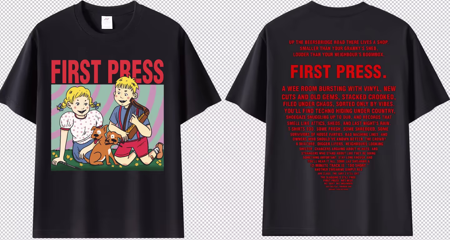 First Press - Houdini Vanishes Into Trad Tee - 3 First Press - Houdini Vanishes Into Trad Tee - 3