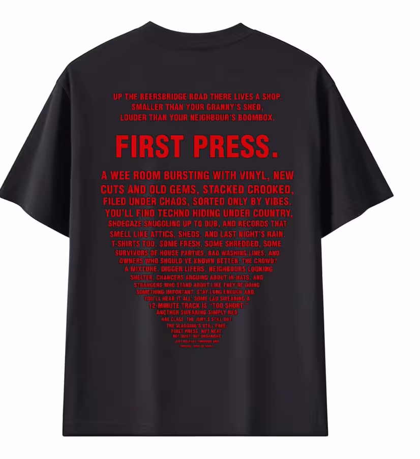 First Press - Houdini Vanishes Into Trad Tee - 2 First Press - Houdini Vanishes Into Trad Tee - 2