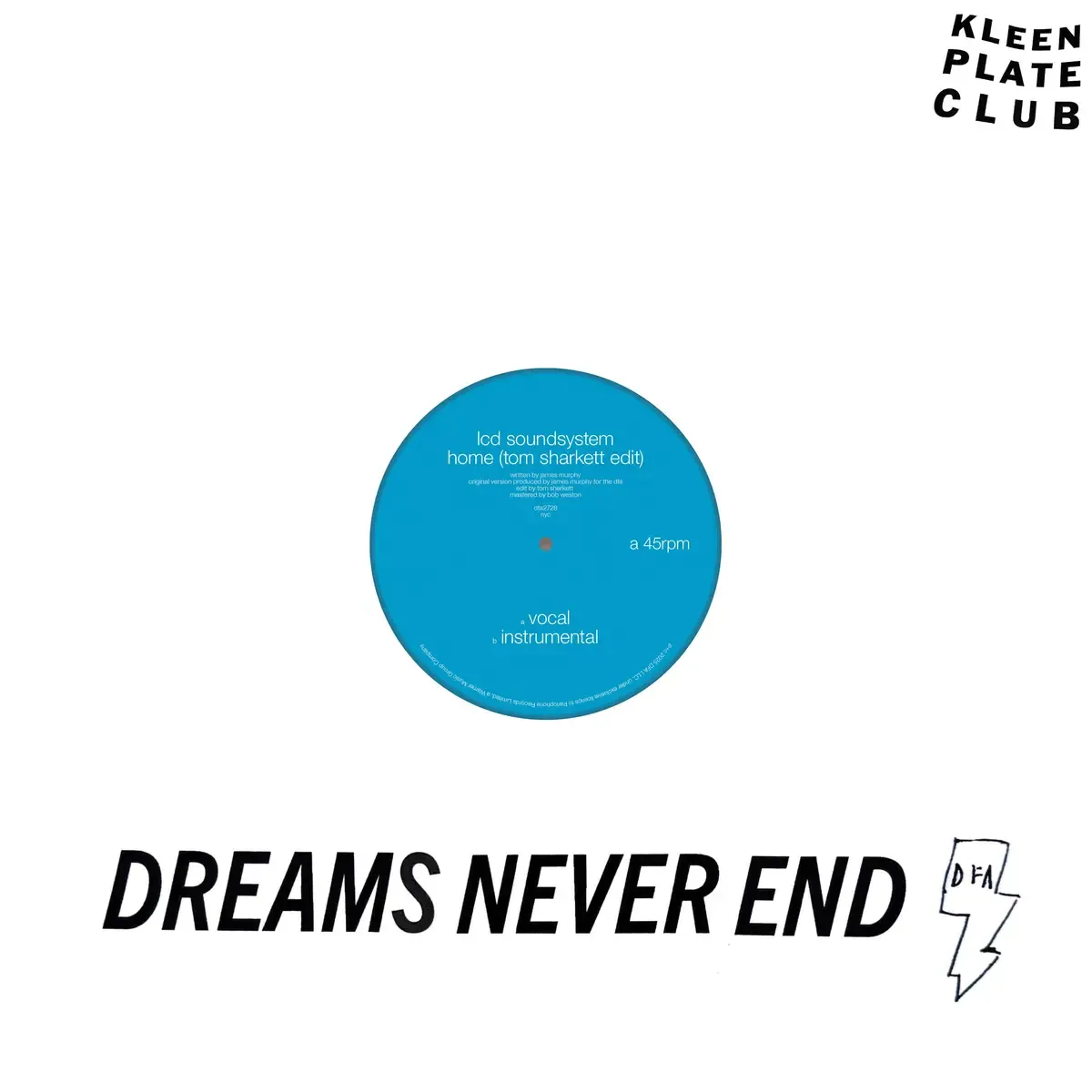 LCD Soundsystem - Home - Tom Sharkett Edit | DFA (5021732849397) - main