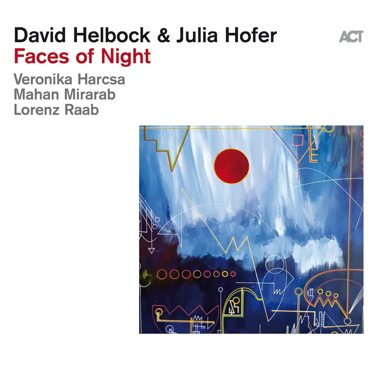 David Helbock and Julia Hofer - Faces of Night | ACT Music + Vision GmbH + Co. KG (ACTLP8034-1) - main