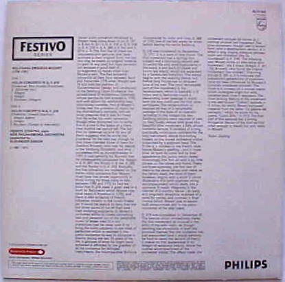 Henryk Szeryng , Alexander Gibson , New Philharmonia Orchestra , Mozart - Violin Concertos No. 3 In G, No. 5 In A [Vinyl] | Philips (6570 024) - 2