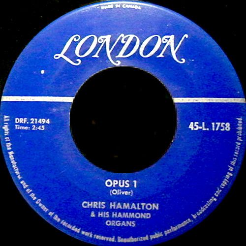 Chris Hamalton - Fascination / Opus 1 (7") [Vinyl] | London Records (45-L. 1758) - main