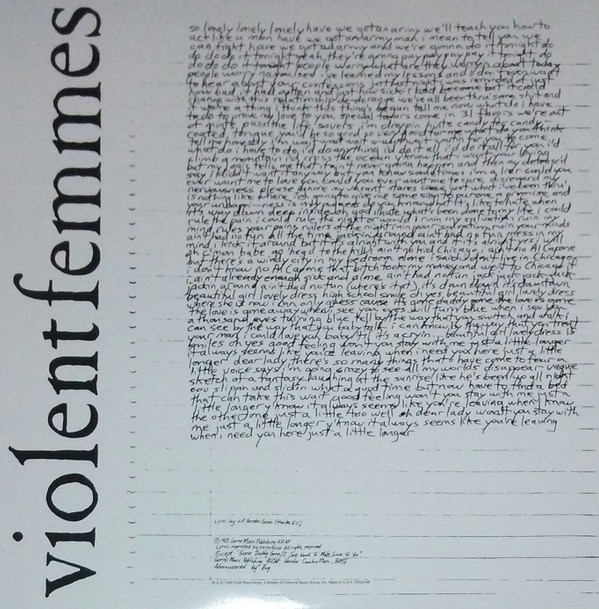 Violent Femmes - Violent Femmes [Vinyl] | Craft Recordings (CR00108) - 6