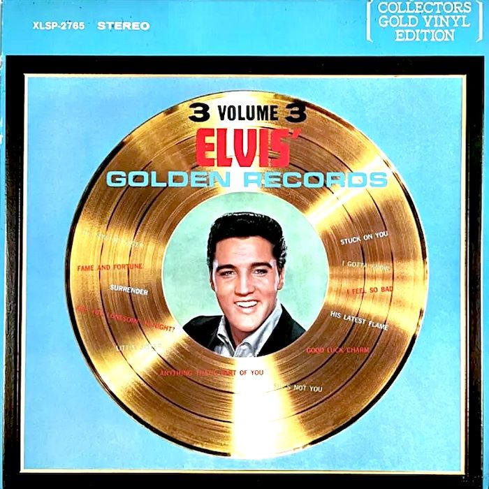Elvis Presley - Elvis' Golden Records - Volume 3 (Limited Edition - Gold Translucent Vinyl) [Vinyl] | RCA Victor (XLSP-2765) - main