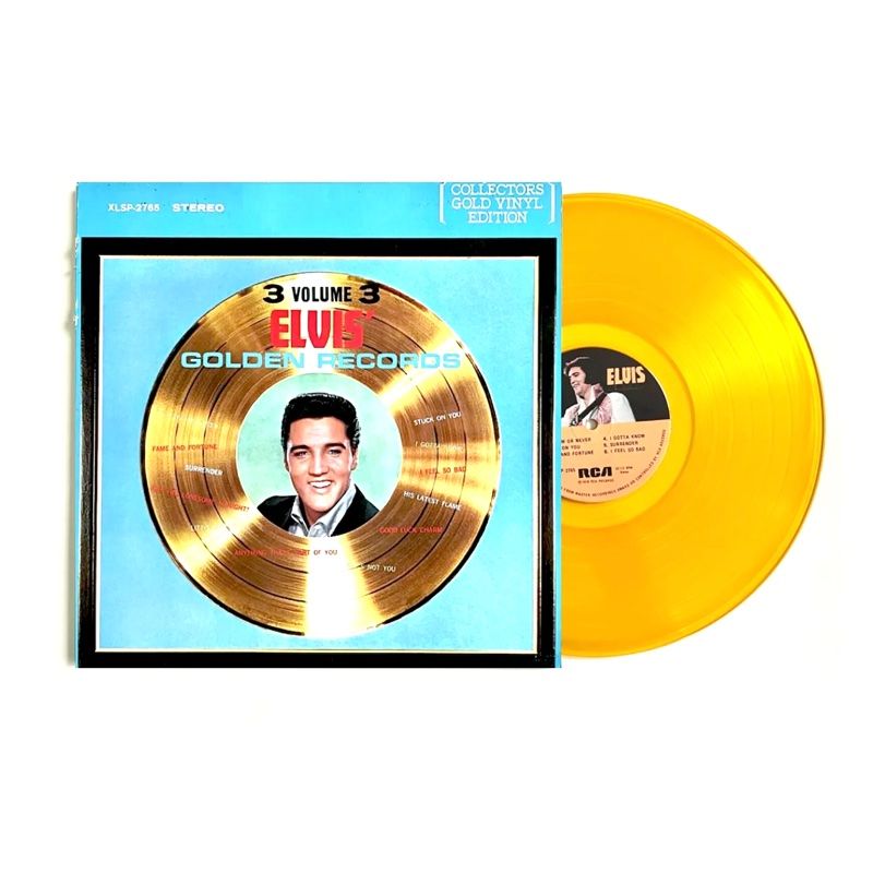 Elvis Presley - Elvis' Golden Records - Volume 3 (Limited Edition - Gold Translucent Vinyl) [Vinyl] | RCA Victor (XLSP-2765) - 2