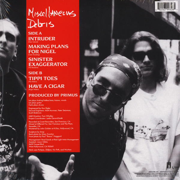 Primus - Miscellaneous Debris [Vinyl] | Interscope Records (B0029087-01) - 2