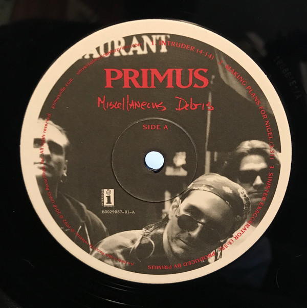 Primus - Miscellaneous Debris [Vinyl] | Interscope Records (B0029087-01) - 4