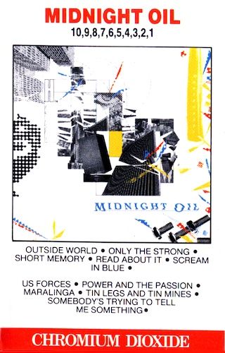 Midnight Oil - 10, 9, 8, 7, 6, 5, 4, 3, 2, 1 [Cassette] | Columbia (WFCT-38996) - main