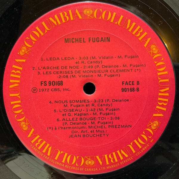 Michel Fugain - Fugain & Le Big Bazar [Vinyl] | CBS (FS-90168) - 5