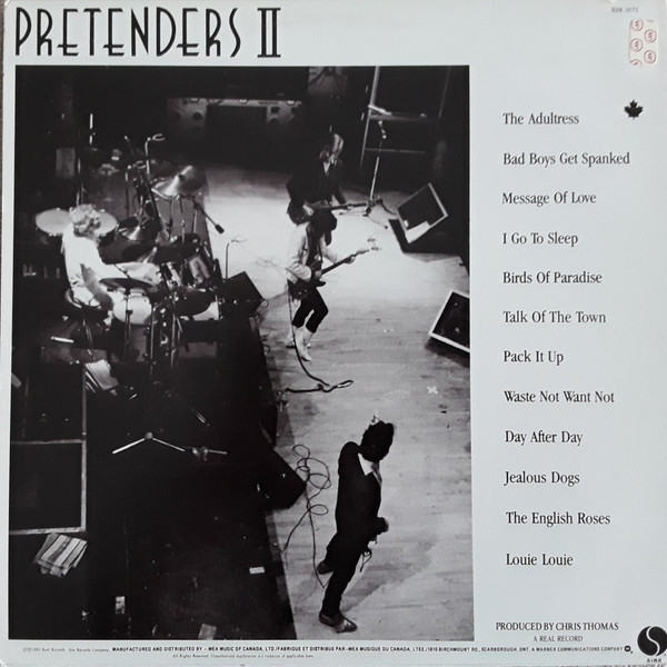 Pretenders - Pretenders II [Vinyl] | Sire (XSR 3572) - 2