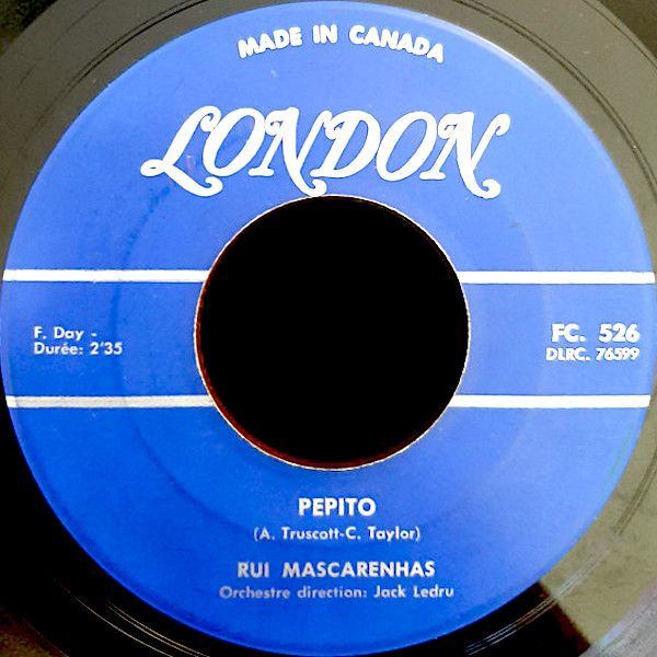 Rui De Mascarenhas - Pepito / Le Petit Tramway (7") [Vinyl] | London Records (FC. 526) - main