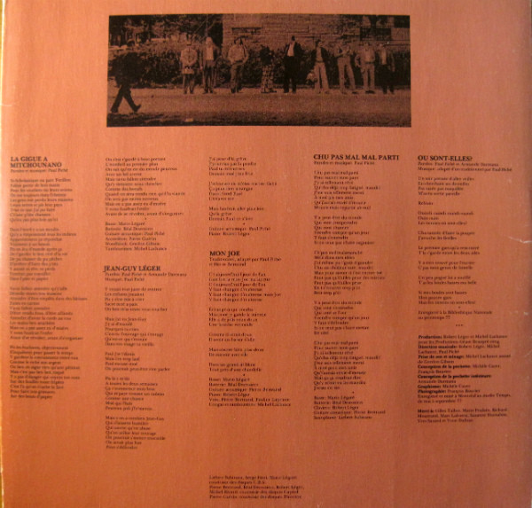 Paul Piché - À Qui Appartient Le Beau Temps? [Vinyl] | Kébec-Disc (KD-932) - 6