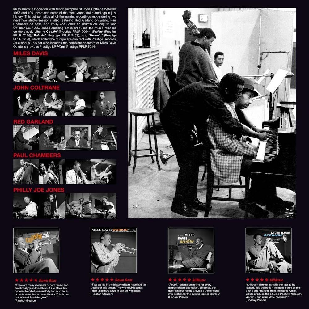 Miles Davis - The Complete Cookin' Sessions (4LP - Limited Edition - Boxset) [Vinyl] | Jazz Images (37182) - 2