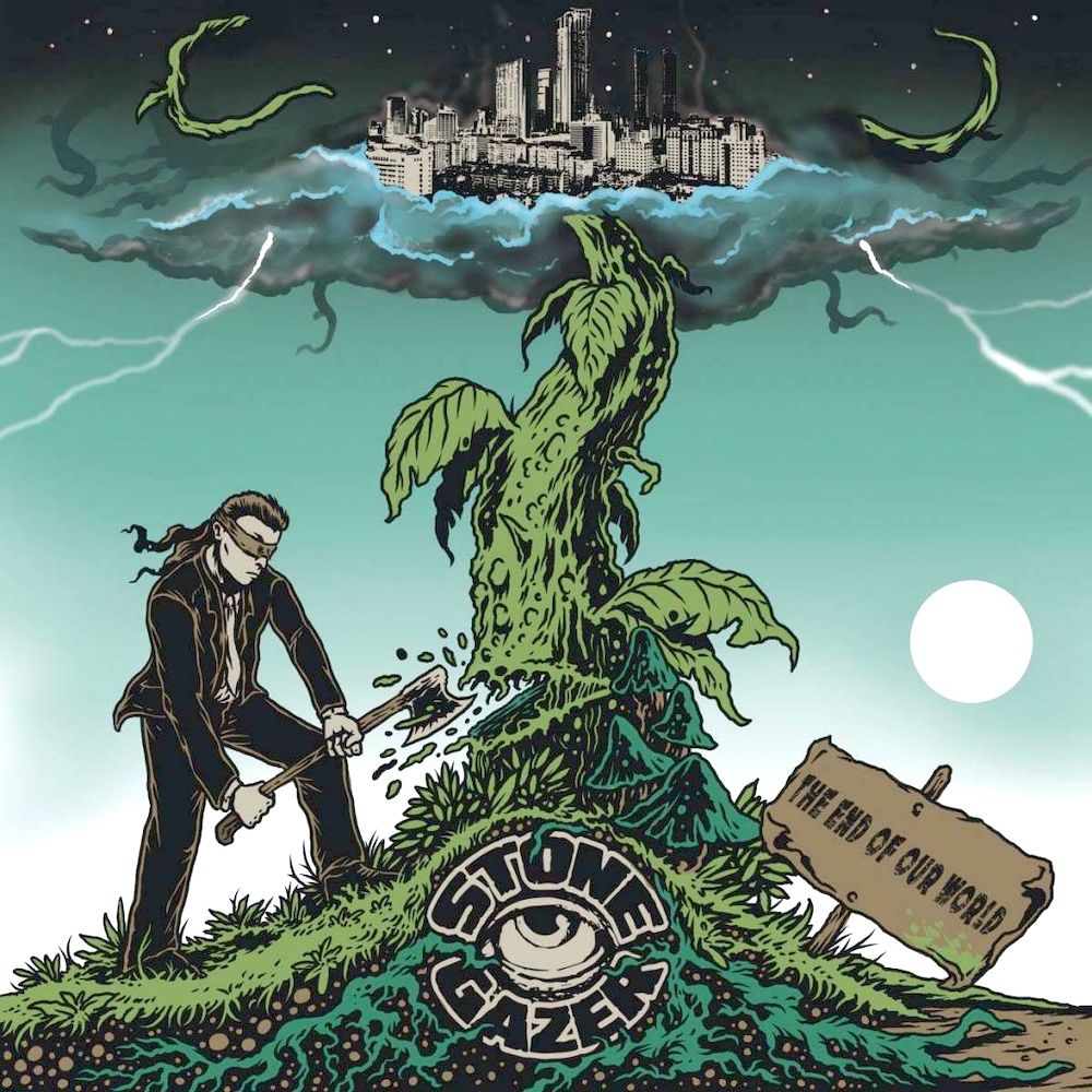 Stonegazer - The End Of Our World (Limited Edition - Blue Multicolour Marbled Vinyl) [Vinyl] | Kozmik Artifactz (Artifact 89) - main