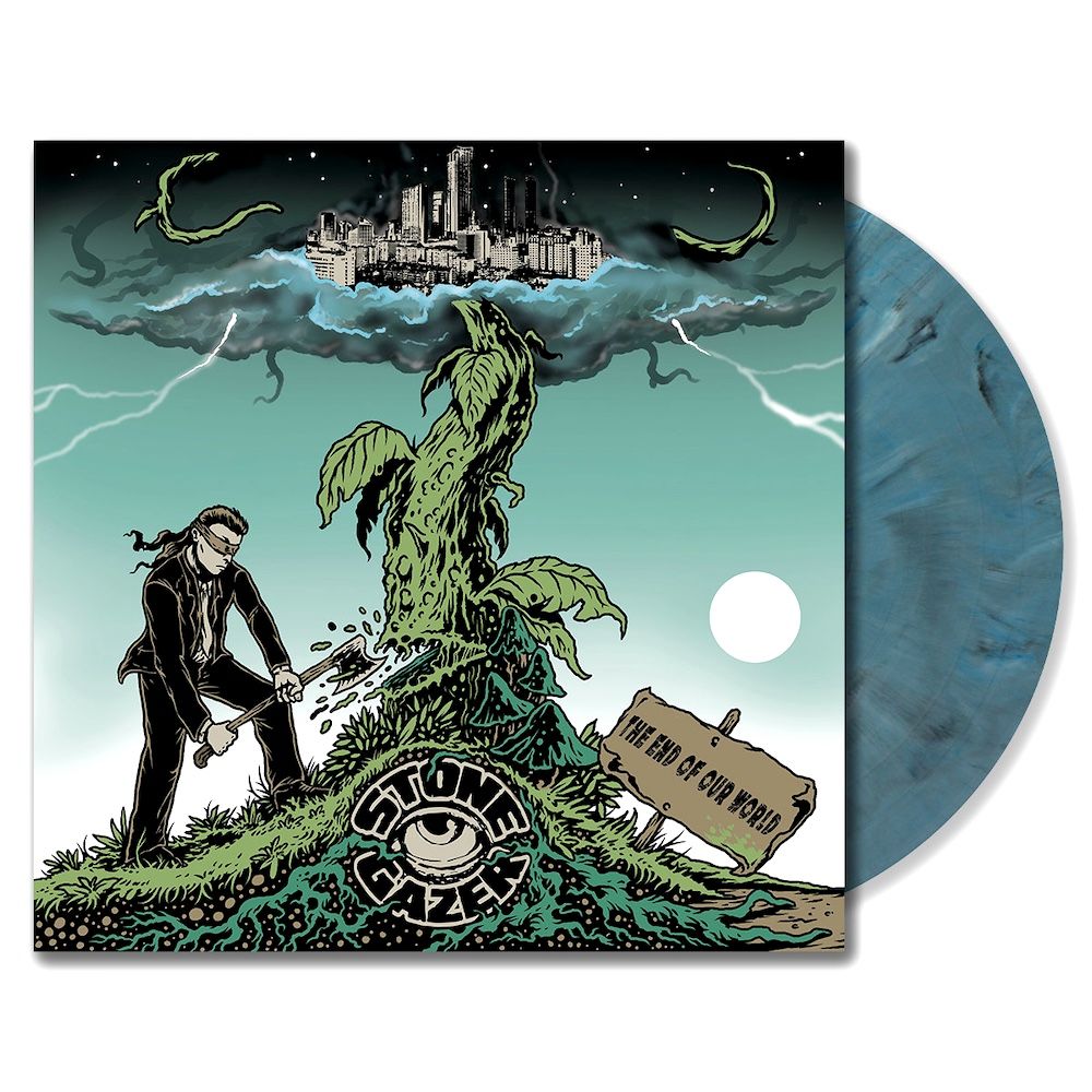 Stonegazer - The End Of Our World (Limited Edition - Blue Multicolour Marbled Vinyl) [Vinyl] | Kozmik Artifactz (Artifact 89) - 2