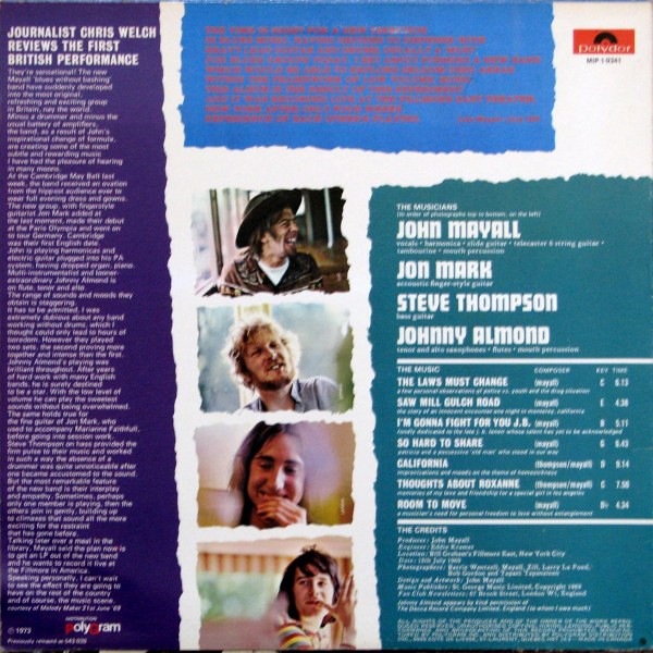 John Mayall - The Turning Point [Vinyl] | Polydor (MIP-1-9341) - 2