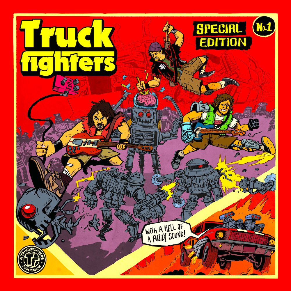 Truckfighters - Gravity X And Phi (3LP - Limited Boxset Special Edition - Red Transparent + Yellow Transparent + Black Vinyl) [Vinyl] | Fuzzorama Records (FUZZLP006)