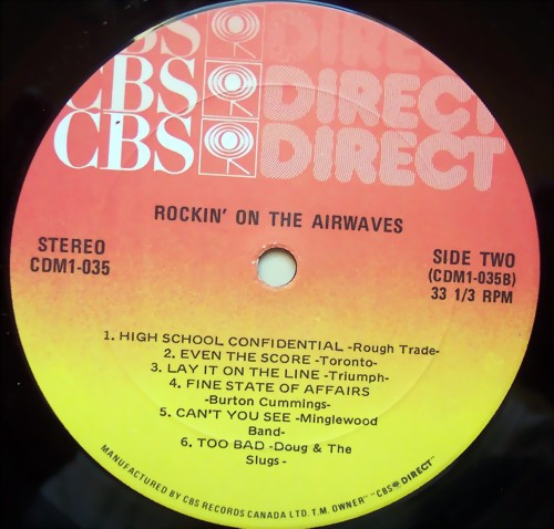 Various - Rockin' On The Airwaves | CBS Direct (CDM1-035) - 4