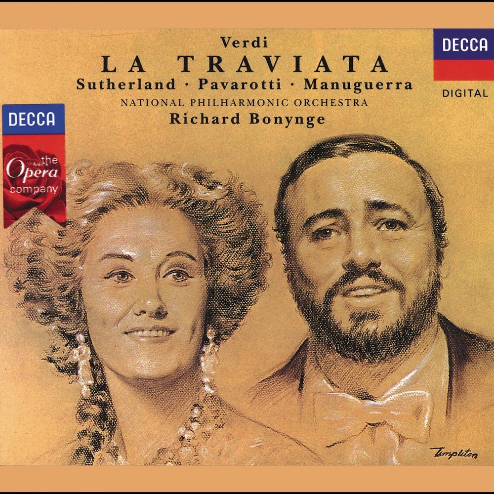 Giuseppe Verdi , Joan Sutherland , Luciano Pavarotti , Matteo Manuguerra , National Philharmonic Orchestra , Richard Bonynge - La Traviata (2CD - Boxset) [CD] | London Records (430 491-2)