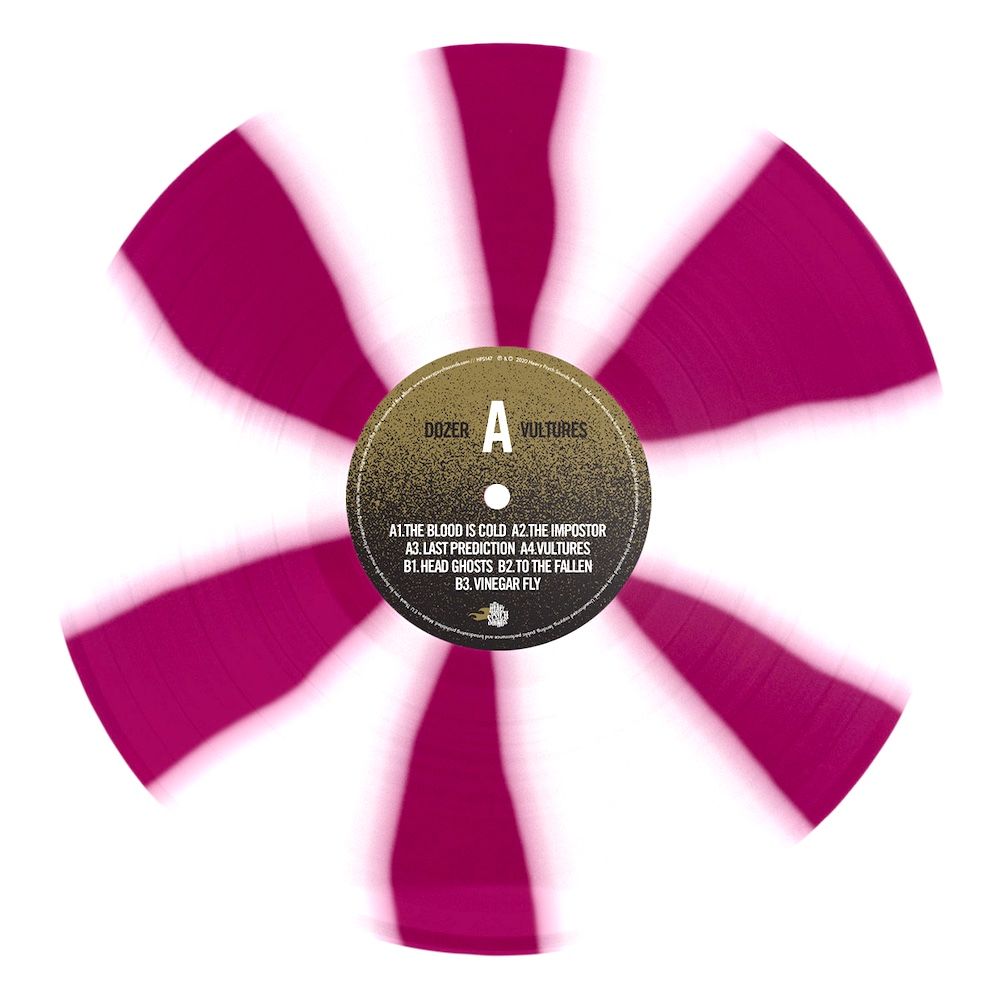 Dozer - Vultures (Limited Edition - Cornetto White background/Purple stripes Vinyl) [Vinyl] | Heavy Psych Sounds (HPS147) - 2