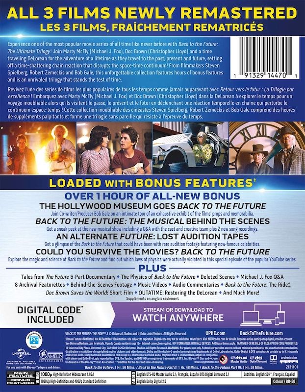 Steven Spielberg - Back to the Future: The Ultimate Trilogy (4 Disc) [BLU-RAY Vidéo] | Universal (61212636) - 2