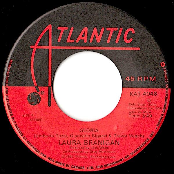Laura Branigan - Gloria (7") [Vinyl] | Atlantic (KAT 4048) - main