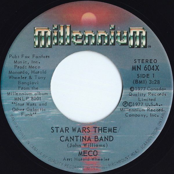 Meco Monardo - Star Wars Theme / Cantina Band (7") [Vinyl] | Millennium (MN 604X) - main