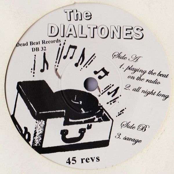 The Dialtones - Playing The Beat On The Radio (7") [Vinyl] | Dead Beat Records (DB 32) - 3