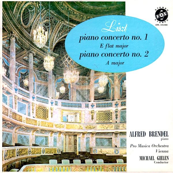 Franz Liszt : Alfred Brendel , Vienna Pro Musica Orchestra , Michael Gielen - Piano Concertos Nos. 1 & 2 [Vinyl] | VOX (STPL 510.420)