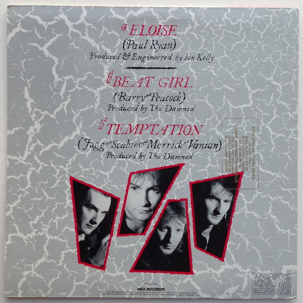 The Damned - Eloise | MCA Records (MCA-23625) - 5